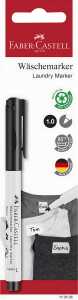 Faber Castell Wäschemarker Rundspitze scwarz Blister