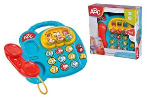 SIMBA DICKIE ABC Laugh´n Learn buntes Telefon mit Sounds,