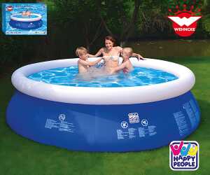 Wehncke Quick Up Pool 240x63cm, stellt sich auto auf, ohne Filterpumpe