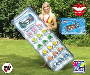 HAPPY PEOPLE Solar-Luftmatratze 173x63cm, mit Fenster, Wehncke