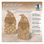 Ursus FALTBL."KRAFTPAPIER WEIHN." 80G,15x15CM,10D.100BL.