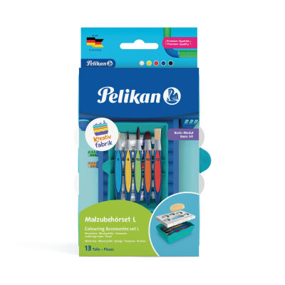 Pelikan Kreativfabrik Malzubehörset groß MZ 5x Tempera Tuben 12ml.