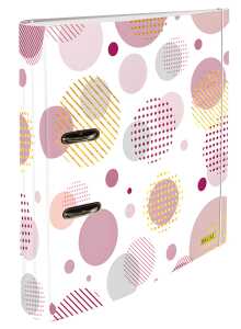 ONLINE Ordner A4 7cm Shiny Bubbles, Karton mit Hebelmechanik