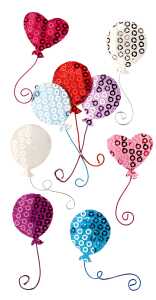 ROESSLER PAPIER Sticker Ballons