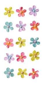 ROESSLER PAPIER Sticker Blüten mit