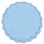 Tassendeckchen 8cm 20er Atelier hellblau