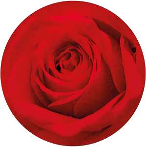 Tassendeckchen 8cm 20er 25+ rosenrot