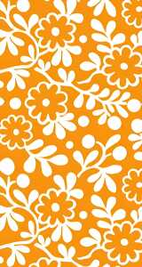 Mitteldecke 80x80cm Sunny Smile orange
