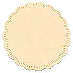 Tassendeckchen 8cm 20er 25+ creme