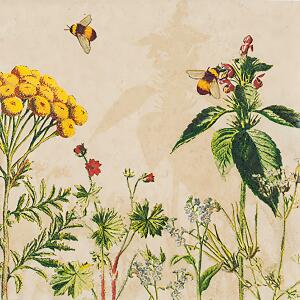 Motivserviette 33x33cm ECO Bienen HOME F. 242104
