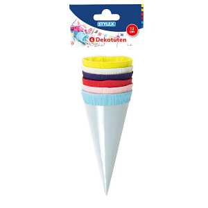 Dekotüten 12cm 6er 4044186471731