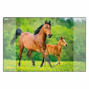 Schreibunterlage Idena PP Pferde, 58,5x38,5cm