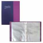 Idena Zeugnisringbuch A4 10 Hüllen violett Ringbuch...