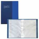 Idena Zeugnisringbuch A4 10 Hüllen blau, Ringbuch 10...