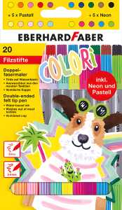 Faserschreiber 20ST Colori sortiert EBERHARD FABER 550020
