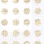 Serviette 24x24cm Melissa gold/perlweiß, 3-lagig,...