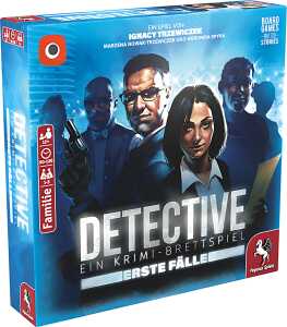 Pegasus Familienspiel Detective Erste Fälle, 1-5 Spieler, ab 12 Jahren