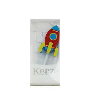 Figurenkerze Rakete 8x3x1cm, Trötsch