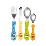 Sandmann, 4-tlg Besteckset Messer, Gabel, Esslöffel,...