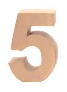 Pappzahl 5 - 17,5X5,5cm 7610877466293