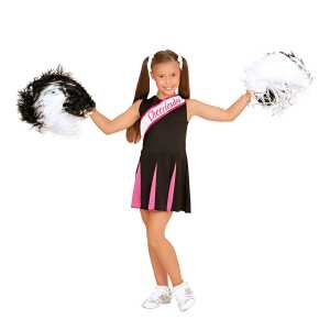 Kinderkostüm Cheerleader 140 cm, Kleid