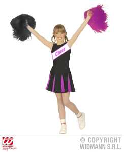 Kinderkostüm Cheerleader 158 cm, Kleid