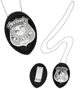 Polizeimarke m. Halskette 8003558058600