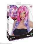 Zweifarbige Perücke pink/ 8003558095704