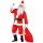 Kostüm Weihnachtsmann Gr. L/XL, Mantel, Hose, Gürtel, Mütze