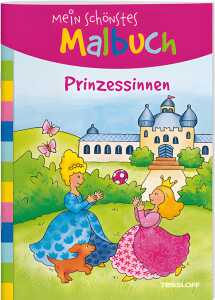 Prinzessinnen, Malen für Kinder auf 32 Seiten, ab 5 Jahren, Tessloff