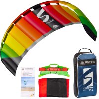 HQ Lenkdrachen Symphony Pro 2.5 Rainbow R2F