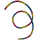 HQ Drachenschwanz Tube Tail Rainbow Spiral 6 m