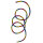 Tube Tail Rainbow Spiral 24 m