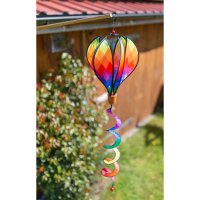 HQ Windspiel Hot Air Balloon Twist Patchwork Mini