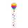 HQ Windspiel Hot Air Balloon Twist Patchwork Mini