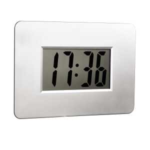 Alco LCD-Uhr, silberfarben, Alarmfunktion, exkl. Batterie 31/1,8/21