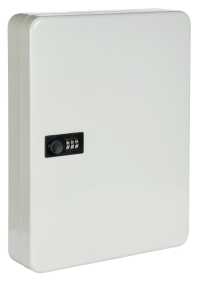 Schlüsselschrank, mit Zahlenschloss, Lichtgrau, inkl. Montagematerial, für 60 Schlüssel, (L/B/H)37*28* 8cm