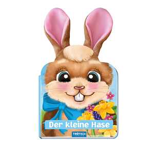 Fühlbuch "Der kleine Hase" 12 x 20 cm, 10 Seiten Pappenbuch