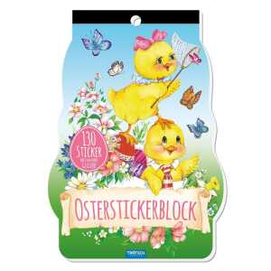 Trötsch Osterstickerblock 15 x 25 cm, 8 Seiten