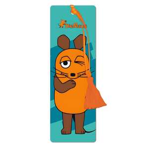 Die Maus 3D-Lesezeichen 5 x 15 cm, mit Bändchen ohne Preisauszeichnung