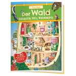 Stickerbuch Der Wald 23 x 31 cm, 32 S.+4 Stickers....