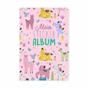 Trötsch Mein Stickeralbum Lama 15 x 21 cm, 24 Seiten