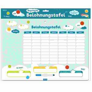 Trötsch Belohnungstafel A3 42 x 29,7 cm mit Magneten und Stift