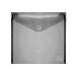 FSY Sichttasche 33x33cm, spitze Klappe, Klettverschluss,...