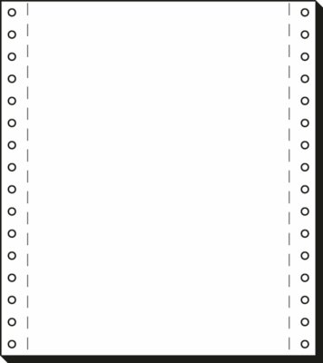 SIGEL 08181 DIN-Computerpapier - blanko - 8 " x 180 mm (A5 hoch) - 70 g/m² - 1x 2000 Blatt