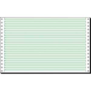 Computerpapier grüne Lesestreifen 1/6" 8 " x 330 mm (A4 quer) 2000 Bl