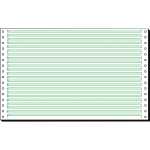 Computerpapier grüne Lesestreifen 1/6" 8 " x 330 mm (A4 quer) 2000 Bl
