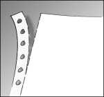 Computerpapier grüne Lesestreifen 1/6" 8 " x 330 mm (A4 quer) 2000 Bl
