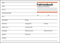 SIGEL T1179 Fahrtenbuch - A6 quer - 1x 40 Blatt - 3...