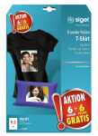 SIGEL T-Shirt Transfer Folien für dunkle Textilien A4 - weiß 12 Stück
